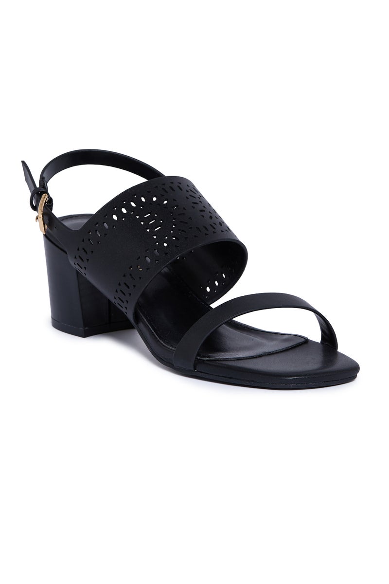 Geoomnii Mid Heel Sandals for Women – Comfortable Stylish Heeled Sandals for Office, Party & Daily Wear - Image 1